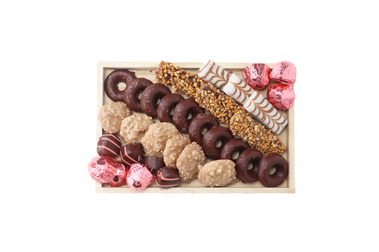 Small Pink Ribbon Chocolate Deluxe Platter
