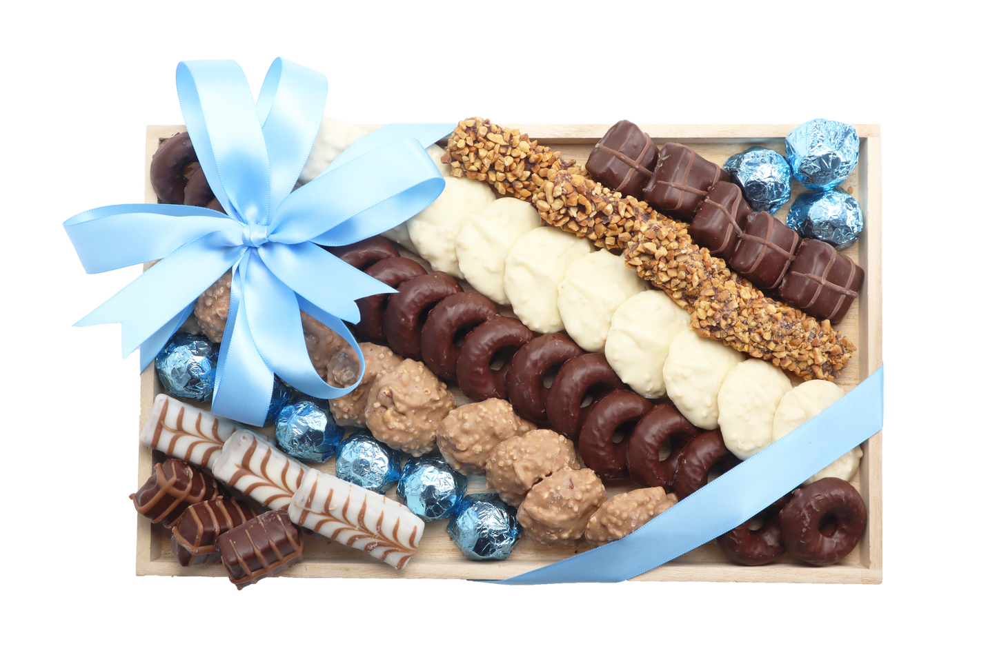 Large Blue Ribbon Chocolate Deluxe Platter