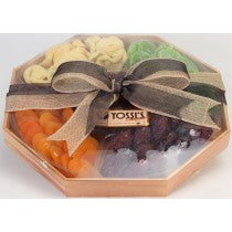 5 sectional Dried fruit arrangement