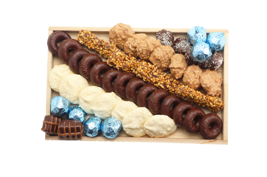 Medium Blue Ribbon Chocolate Deluxe Platter