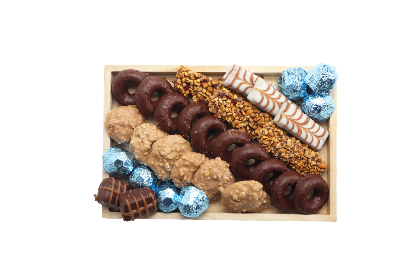 Small Blue Ribbon Chocolate Deluxe Platter