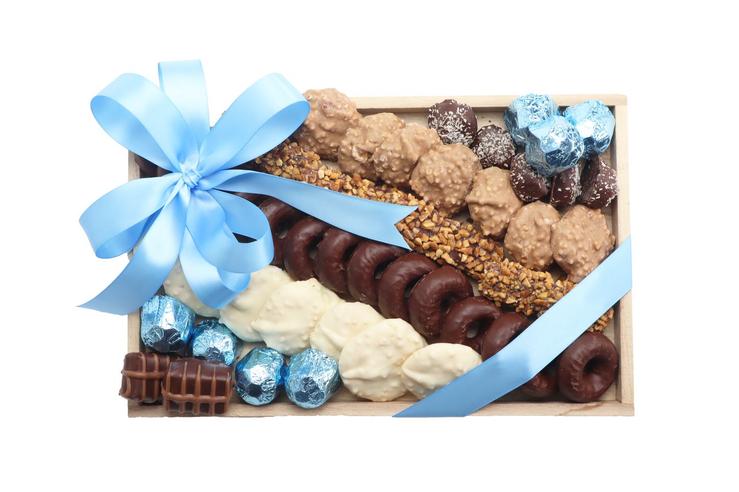 Medium Blue Ribbon Chocolate Deluxe Platter