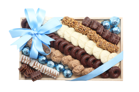 Large Blue Ribbon Chocolate Deluxe Platter