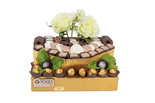 Golden Elegance Chocolate Display