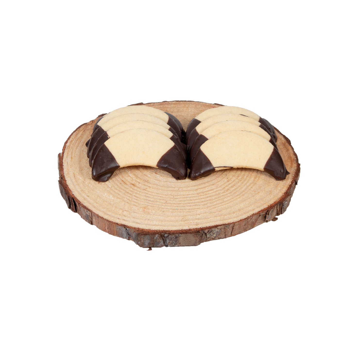 Moon Shaped Chocolate Dipped