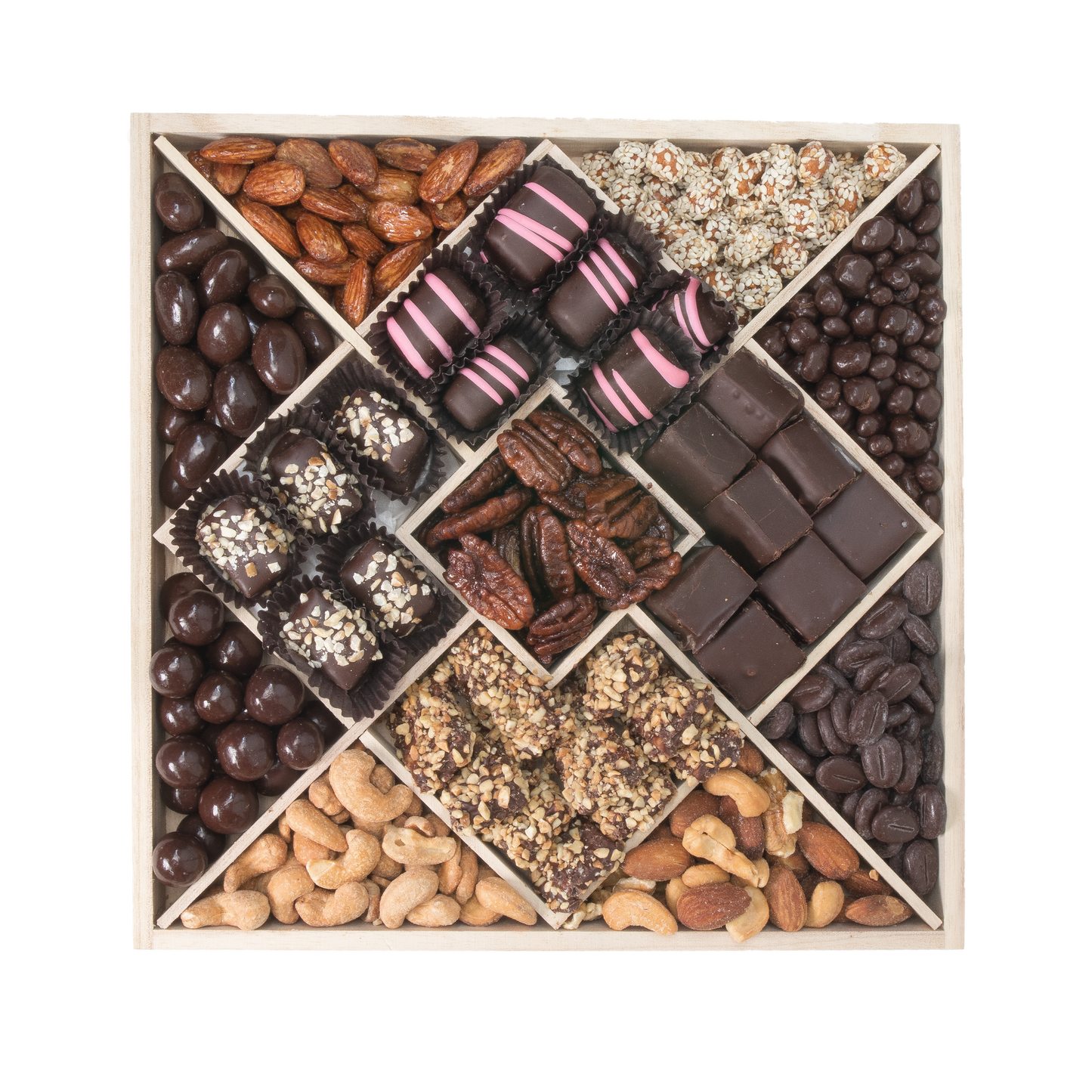 Assorted Nuts & Chocolates (13 Pieces)