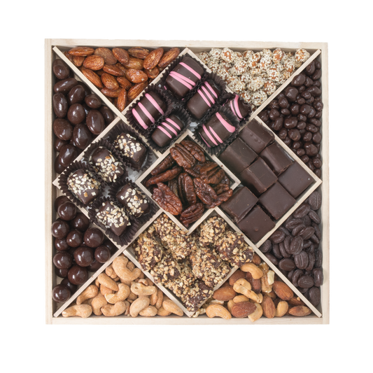 Assorted Nuts & Chocolates (13 Pieces)