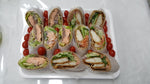 Assorted fish wraps platter