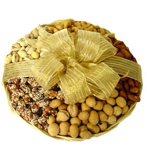 10" Round Nut Platter
