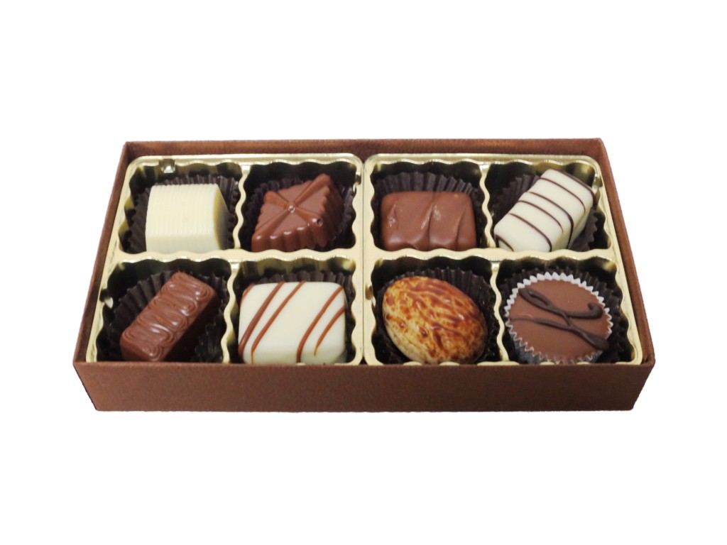 OPEN MILK CHOCOLATE GIFT BOX SMALL