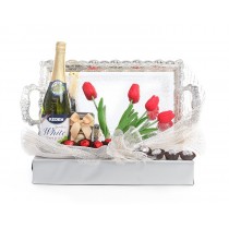 PURIM ELEGANT SILVER TRAY