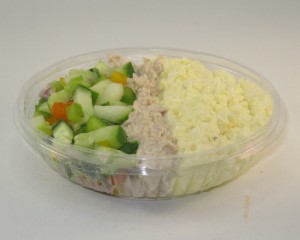 Tuna, Eggs & Isrealy Salad